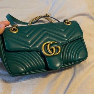 Gucci Green Shoulder Bag